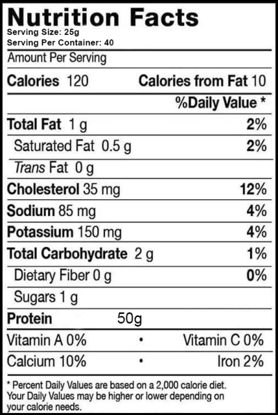 Whey protein elite-ingredients 1